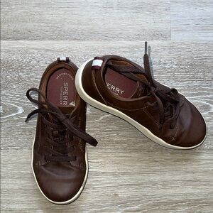 Sperry Kids Dark Brown Sneakers